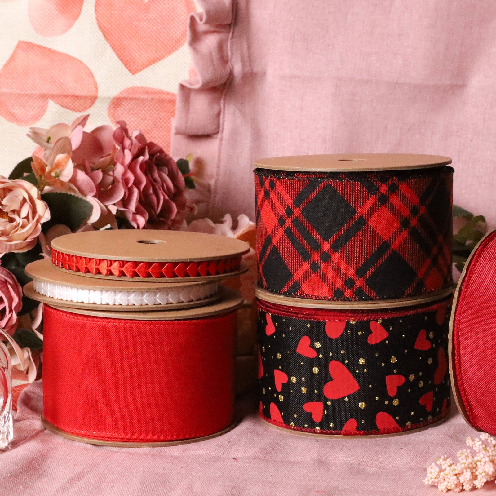 Red-Collection LaRibbons and Crafts