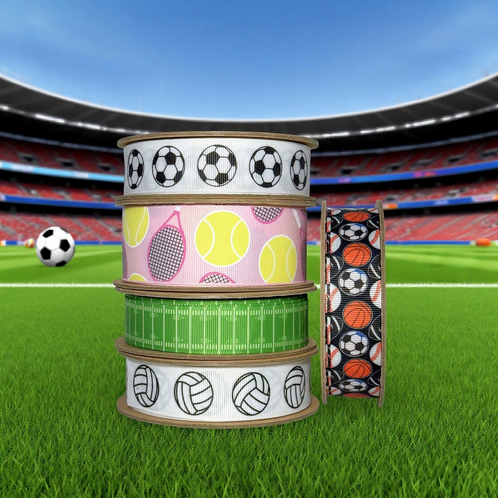 Sports-Grosgrain-Ribbons LaRibbons and Crafts