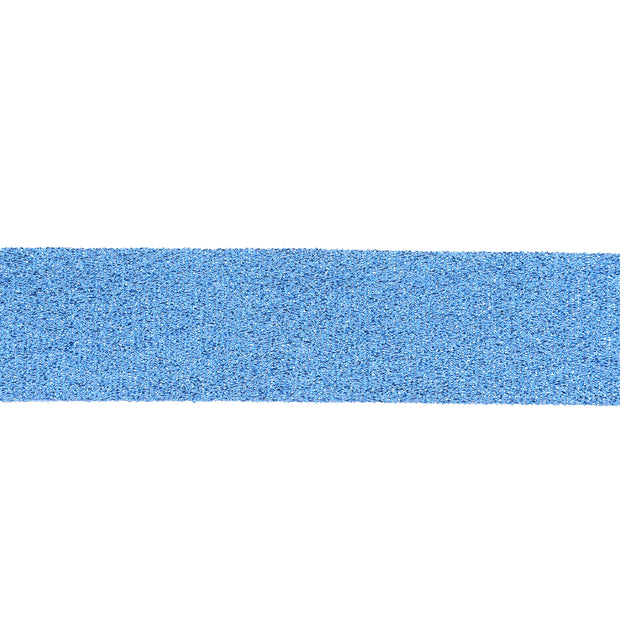 1" Metallic Grosgrain Ribbon | 25 Yards | Blue