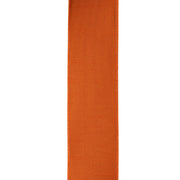 2 1/2" Wired Dupioni Ribbon | 10 Yards | Burnt Orange