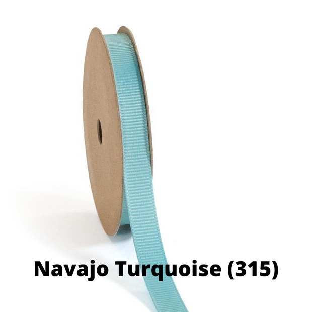 Textured Grosgrain Ribbon | Navajo Turquoise (315)