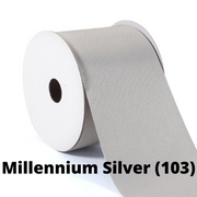 Textured Grosgrain Ribbon | Millenium Silver (103)