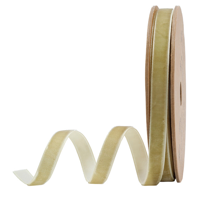 Gold Cotton Twill Ribbon, Beige Cotton Ribbon