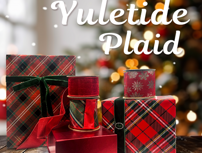 Yuletide-Plaid LaRibbons and Crafts
