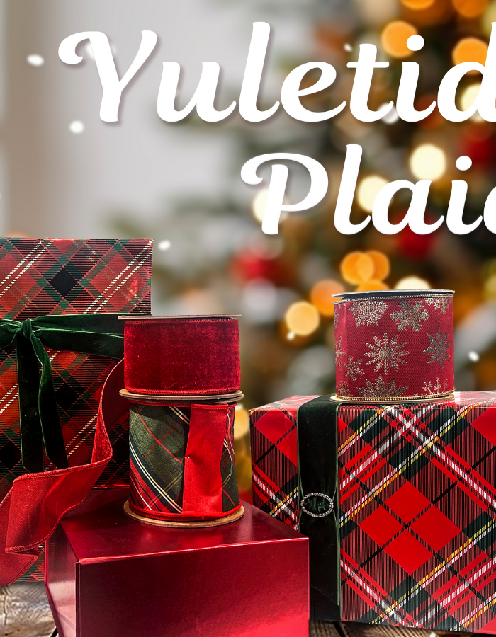 Yuletide-Plaid LaRibbons and Crafts