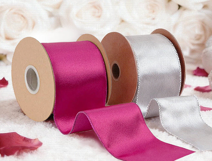 Shimmer-Satin-Wired-Ribbon LaRibbons and Crafts