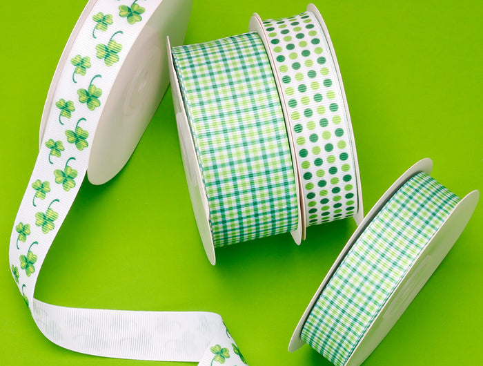 Polka-Dot-Textured-Grosgrain-Ribbon LaRibbons and Crafts