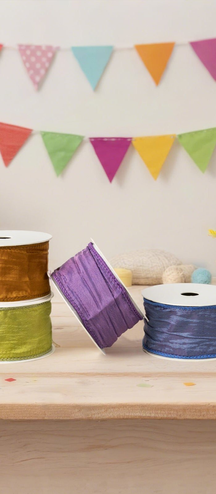 Crinkle-Wired-Ribbon LaRibbons and Crafts