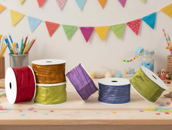 Crinkle-Wired-Ribbon LaRibbons and Crafts
