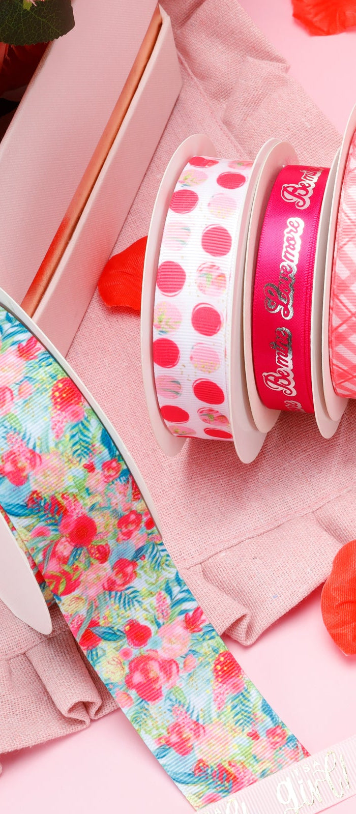 Printed-Grosgrain-Ribbon LaRibbons and Crafts