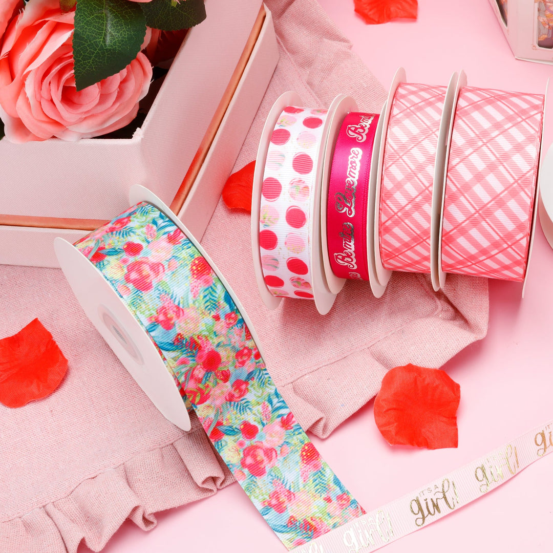 Printed-Grosgrain-Ribbon LaRibbons and Crafts