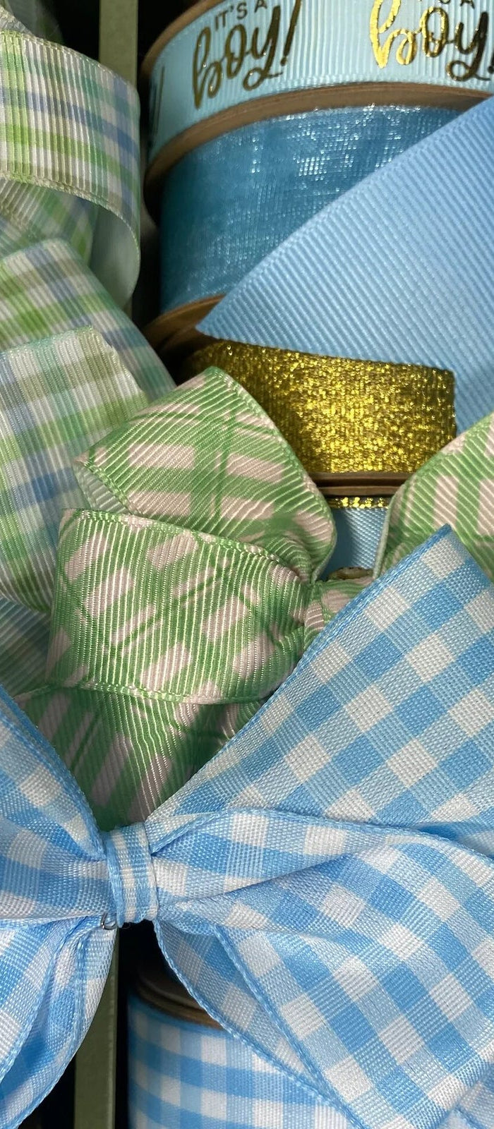 Gingham-Ribbon-Collection LaRibbons and Crafts