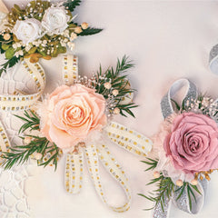 Corsage-Wired-Ribbon LaRibbons and Crafts