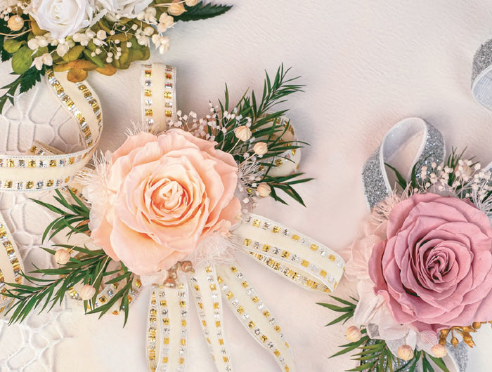Corsage-Wired-Ribbon LaRibbons and Crafts