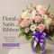 Floral Satin Ribbon