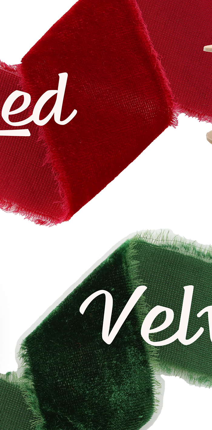 Frayed-Velvet LaRibbons and Crafts