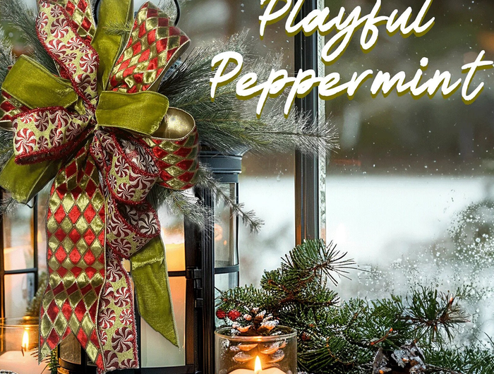 Playful-Peppermint LaRibbons and Crafts