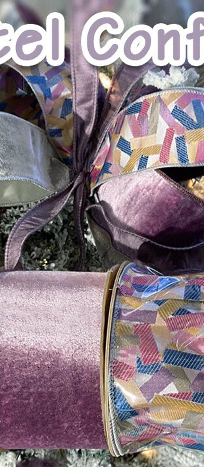 Pastel-Confetti LaRibbons and Crafts