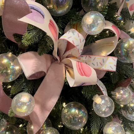 2 1/2" Wired Premium Velvet Ribbon | Pale Pink w/ Metallic Backing | 5 Yard Roll LaRibbons and Crafts