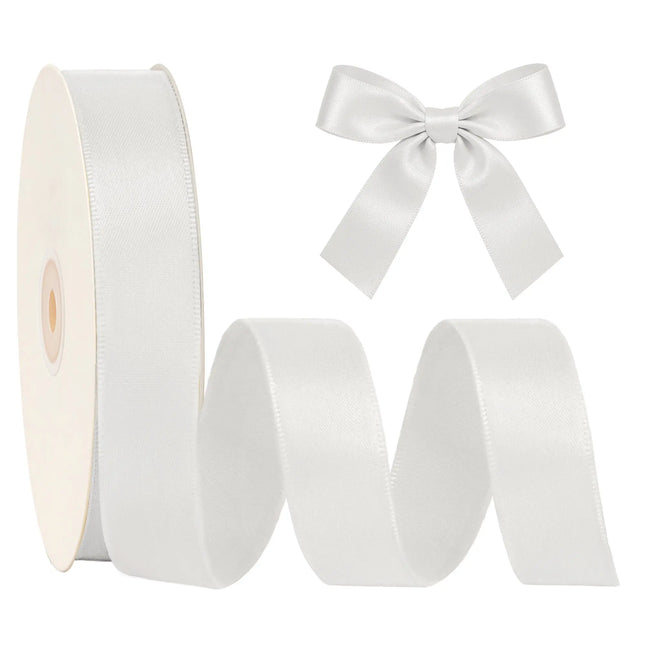Single Face Satin Ribbon | Shell Grey (007)