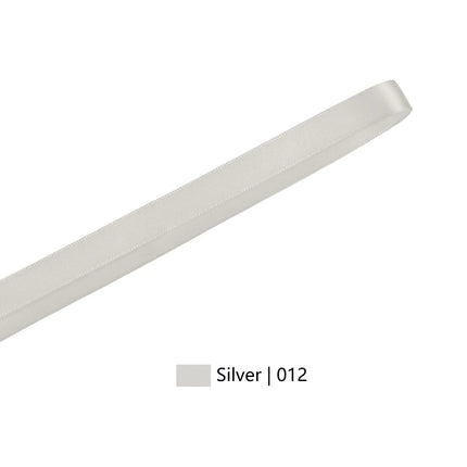Single Face Satin Ribbon | Silver (012)