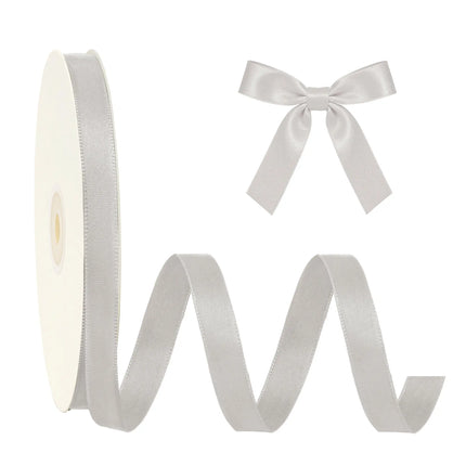 Single Face Satin Ribbon | Silver (012)
