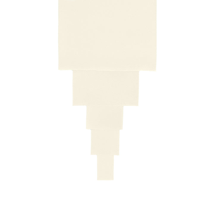 Single Face Satin Ribbon | Antique White (028) LaRibbons and Crafts
