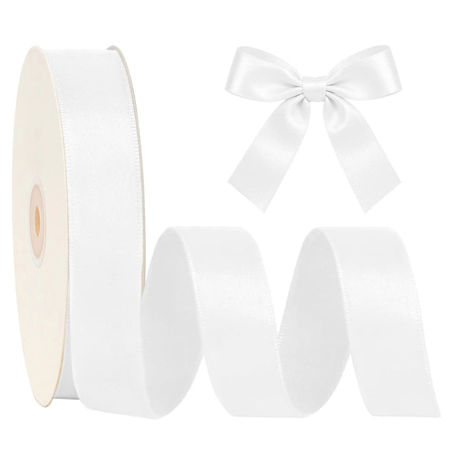 Single Face Satin Ribbon | White (029)