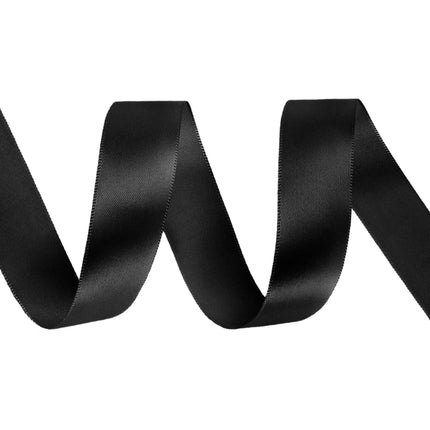 Single Face Satin Ribbon | Black (030)