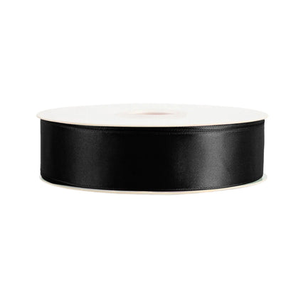 Single Face Satin Ribbon | Black (030)