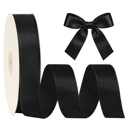 Single Face Satin Ribbon | Black (030)