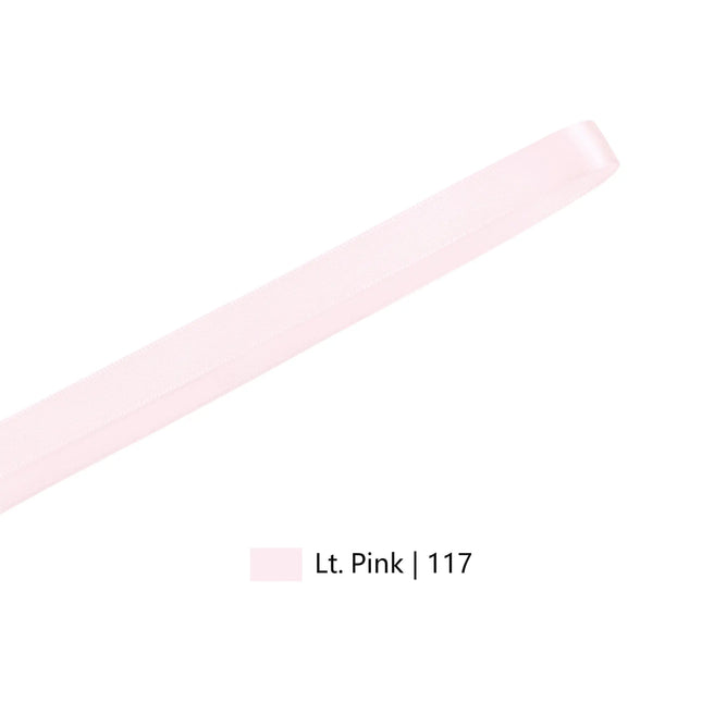 Single Face Satin Ribbon | LT Pink (117)