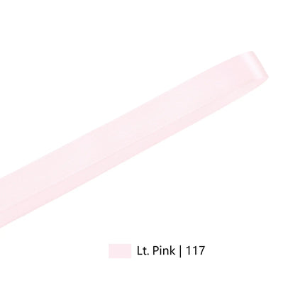 Single Face Satin Ribbon | LT Pink (117)