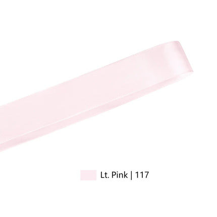 Single Face Satin Ribbon | LT Pink (117)