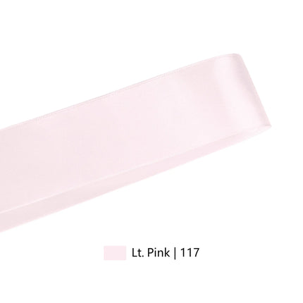 Single Face Satin Ribbon | LT Pink (117)