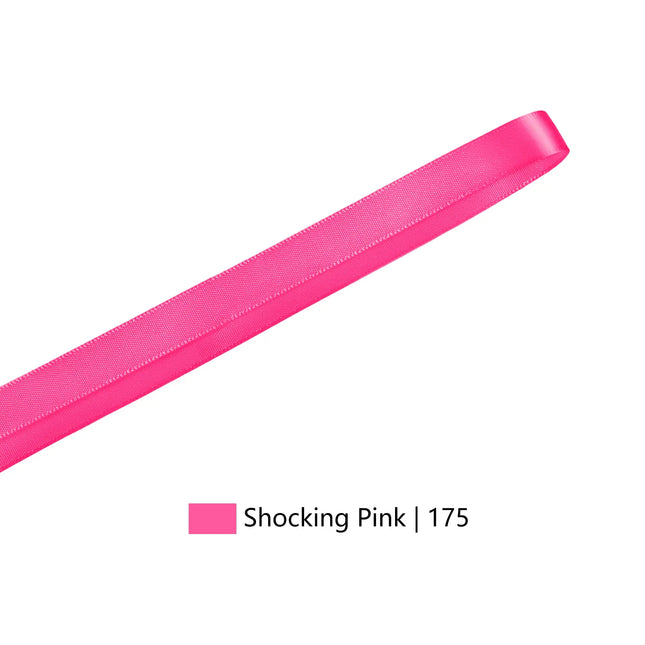 Single Face Satin Ribbon | Shocking Pink (175)