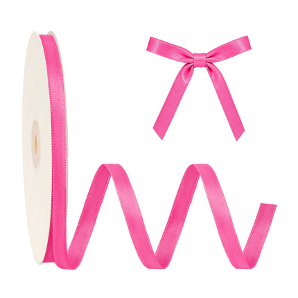 Single Face Satin Ribbon | Shocking Pink (175)