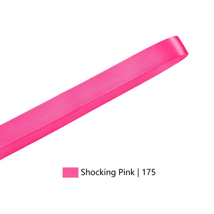 Single Face Satin Ribbon | Shocking Pink (175)
