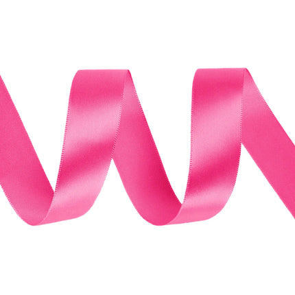 Single Face Satin Ribbon | Shocking Pink (175)