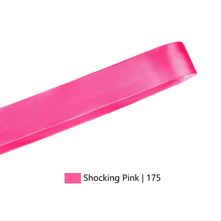 Single Face Satin Ribbon | Shocking Pink (175)
