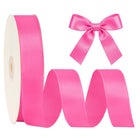 Single Face Satin Ribbon | Shocking Pink (175)