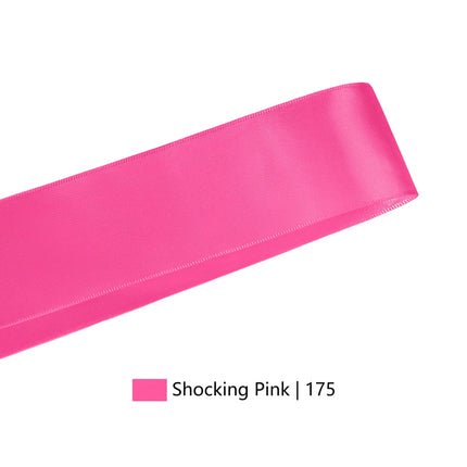 Single Face Satin Ribbon | Shocking Pink (175)