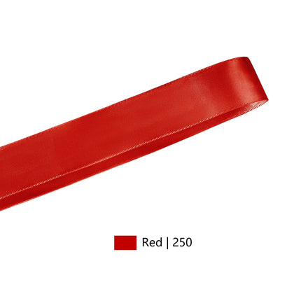 Single Face Satin Ribbon | Red (250)