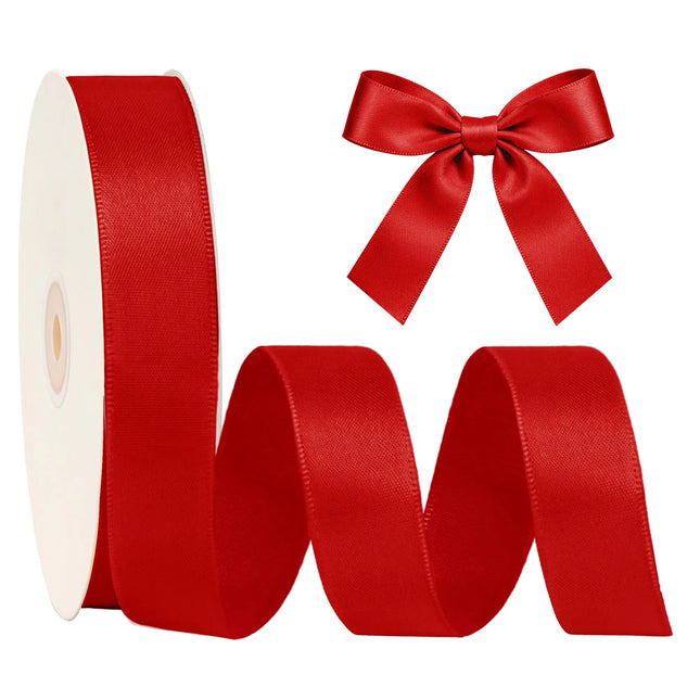 Single Face Satin Ribbon | Red (250)