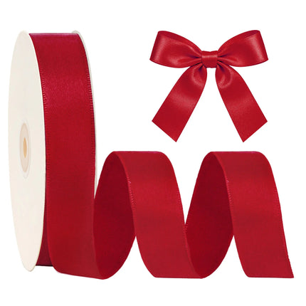 Single Face Satin Ribbon | Scarlet (260)