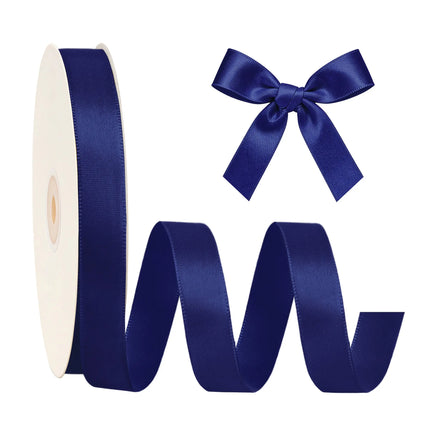 Single Face Satin Ribbon | Navy (370)