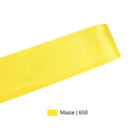 Single Face Satin Ribbon | Maize (650)