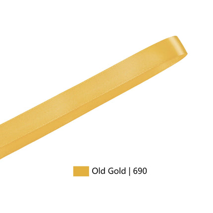 Single Face Satin Ribbon | Old Gold (690)