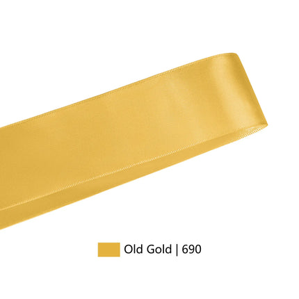 Single Face Satin Ribbon | Old Gold (690)
