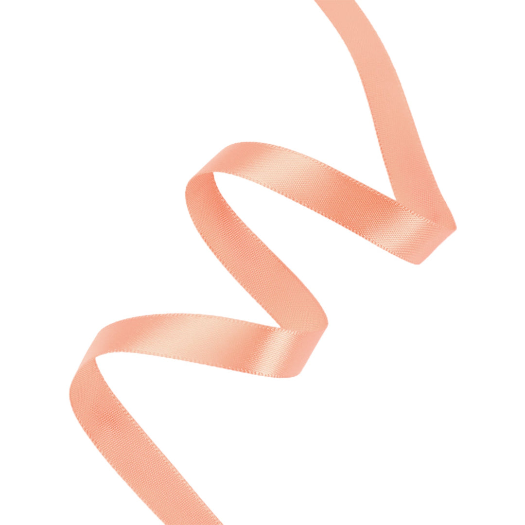 Single Face Satin Ribbon | Peach (720) LaRibbons and Crafts
